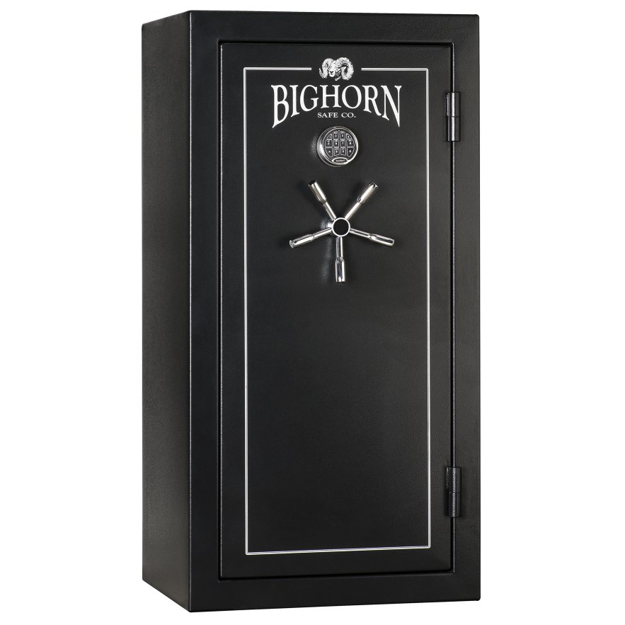 59x30" Bighorn 6030ELX Gun Safe 70 Minute Fire Verified / 26 Gun Max